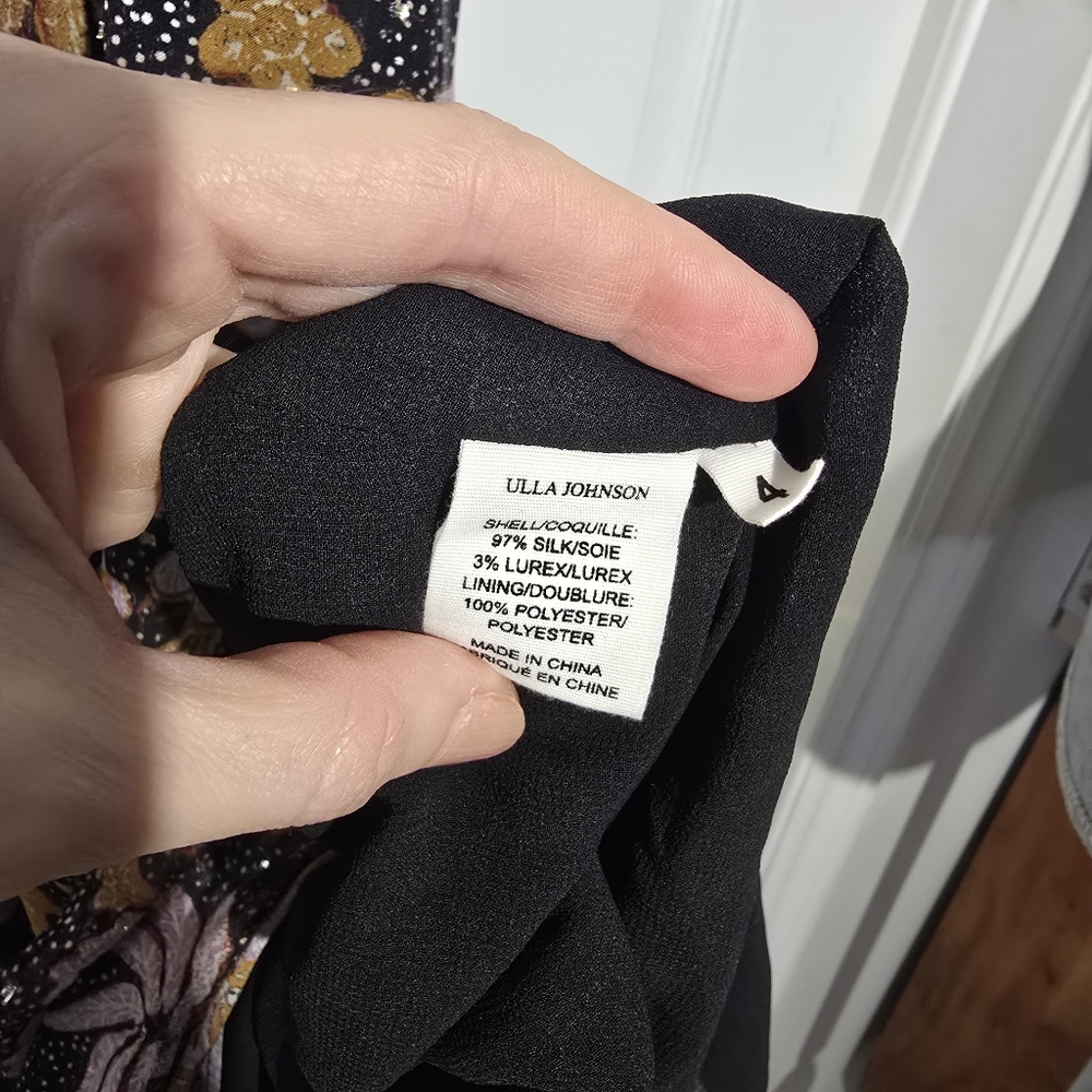 ULLA JOHNSON celestia Silk Dress - Picture 6 of 6